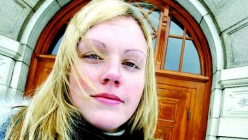 FRYKTER KONSEKVENSENE: Veterinærstudent Linn Lyngved Pedersen er misfornøyd med rapportens anbefalte alternativ om å la NVH bli værende på Adamstuen.