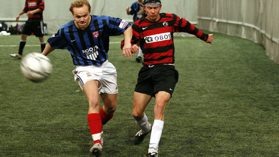SKUDDFORSØK: Kjetil frampå mot Håvard FC. OSI 3 tapte kampen 5-0.