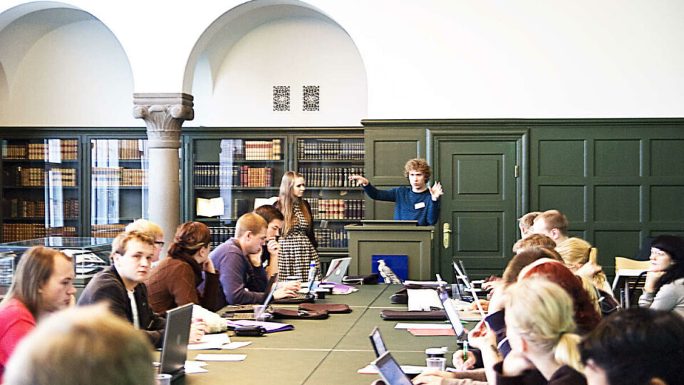 NORDISK FRONT: Dei utsendte til NOM meinte studentar i dag blir for lite høyrt i Bologna-prosessen, og etterlyste meir påverknadsmulegheiter.