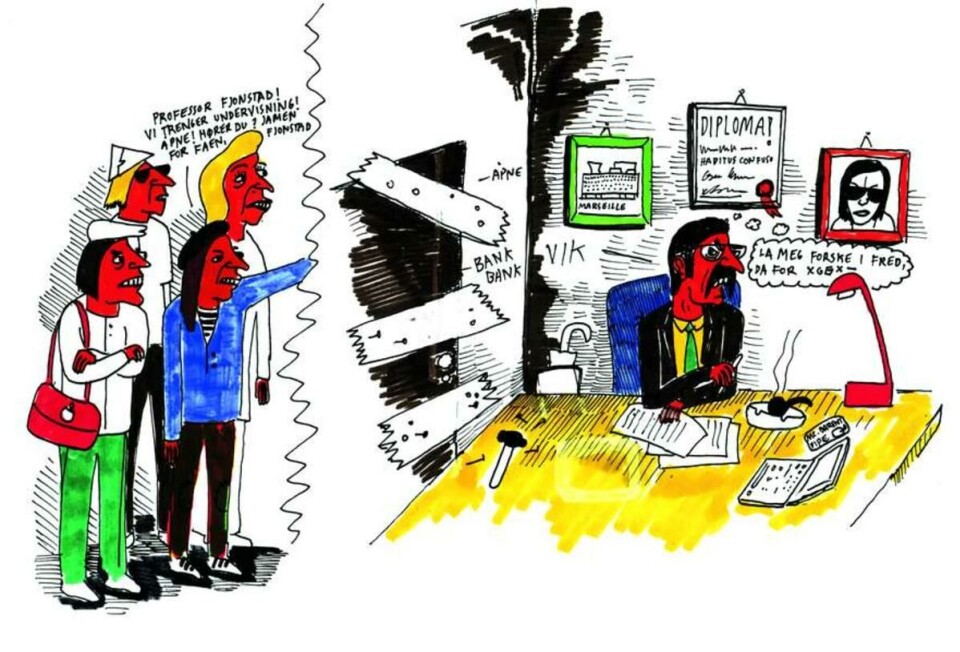 SKVIST: -- Mer tid til undervisning betyr logisk og rent matematisk enten mer samlet arbeidstid, eller mindre tid til forskning, sier rektor ved UiB, Sigmund Grønmo.