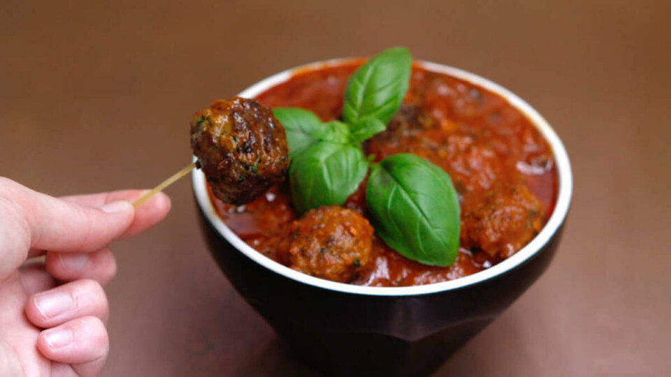 NAM: Kjøttboller i tomatsaus er like godt som det er klassisk.