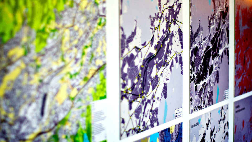 VISUELT: Studentene har selv gjort all research til kartografien.