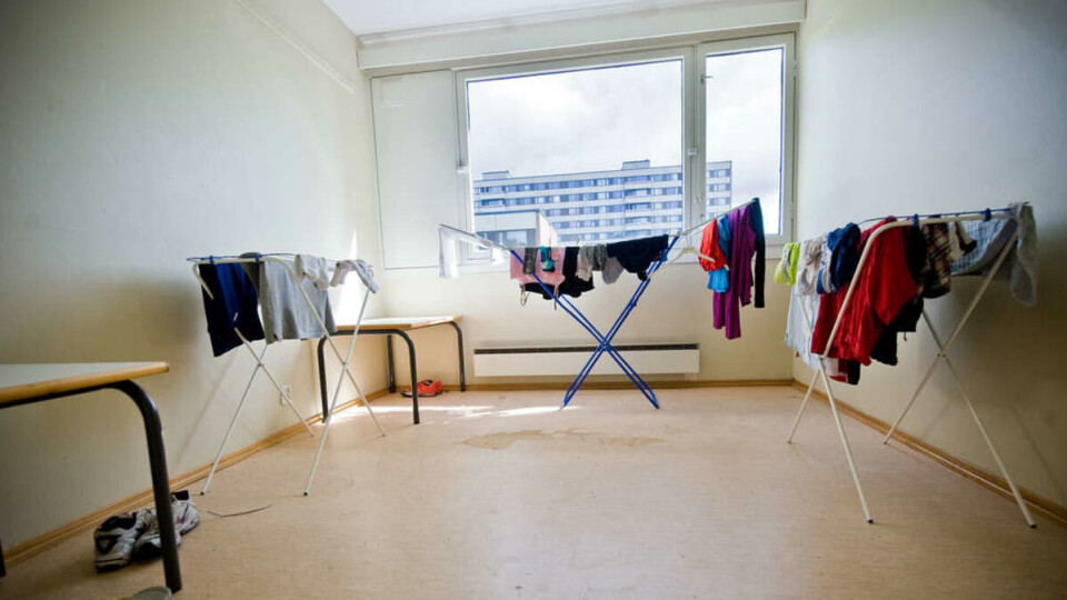 OPPHOLDSROM: SiO har lovet ferdig møblerte fellesrom til de internasjonale studentene ved Kringsjå. Slik ser oppholdsrommet til studentene Universitas besøkte ut.