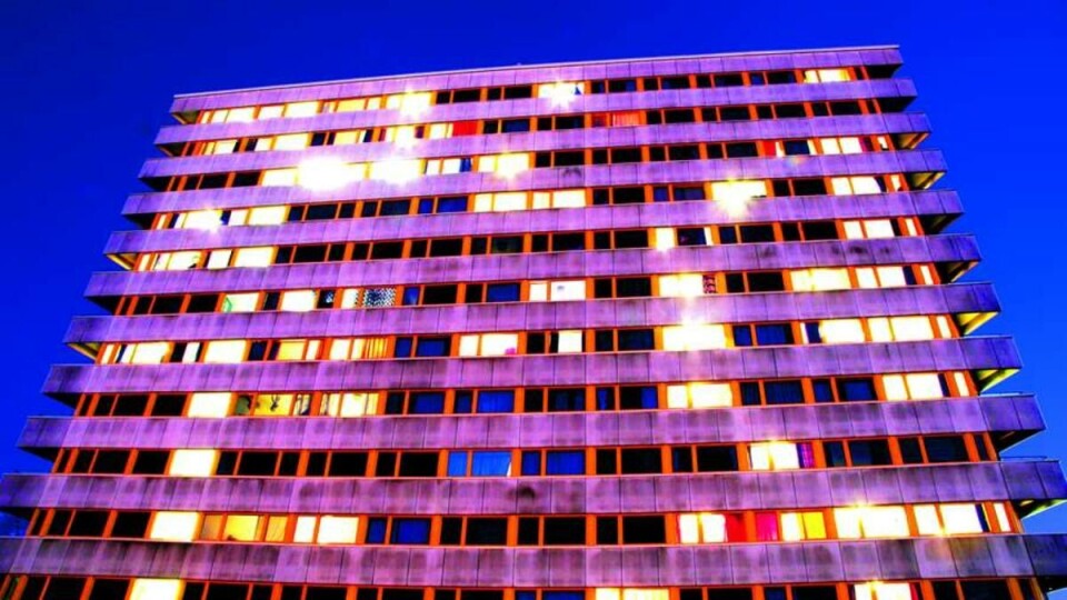 CRIME SCENE: The Bjerke student housing complex is the most crime-ridden of the housing complexes belonging to the Foundation for Student Life in Oslo