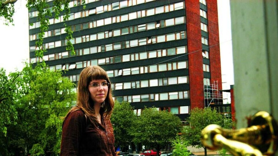 -- DISKRIMINERER: Kronikkforfatteren mener Oslo Kristelige Studentlag, her ved leder Synnøve Aandstad, lovliggjør vold mot homofile. (Arkivfoto: Sindre T. Lønnes)