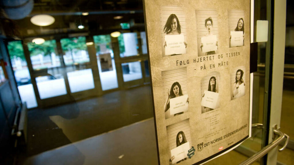 IKKE STRIPPESHOW: Selv om plakaten har vakt reaksjon hos en del gutter, sier jentene forestillingen er langt fra burlesque.