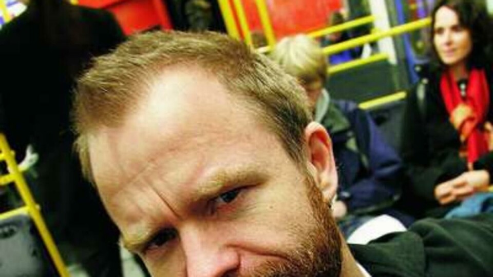 FRUSTRERT: Student Johan Basberg (33).