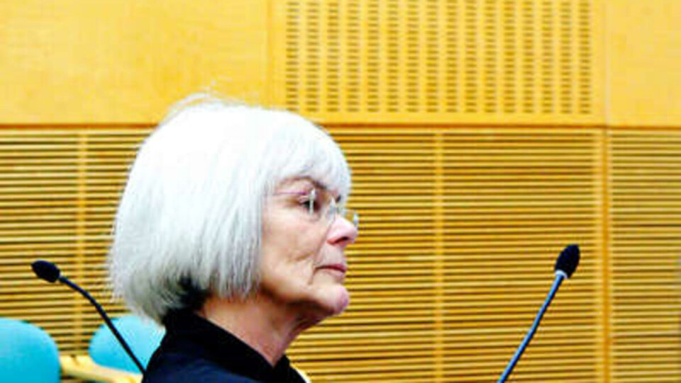 TAUS: Forsknings- og høyere utdanningsminister, Tora Aasland, vil ikke kommentere Stjernø-rapporten mens høringsrunden pågår.
