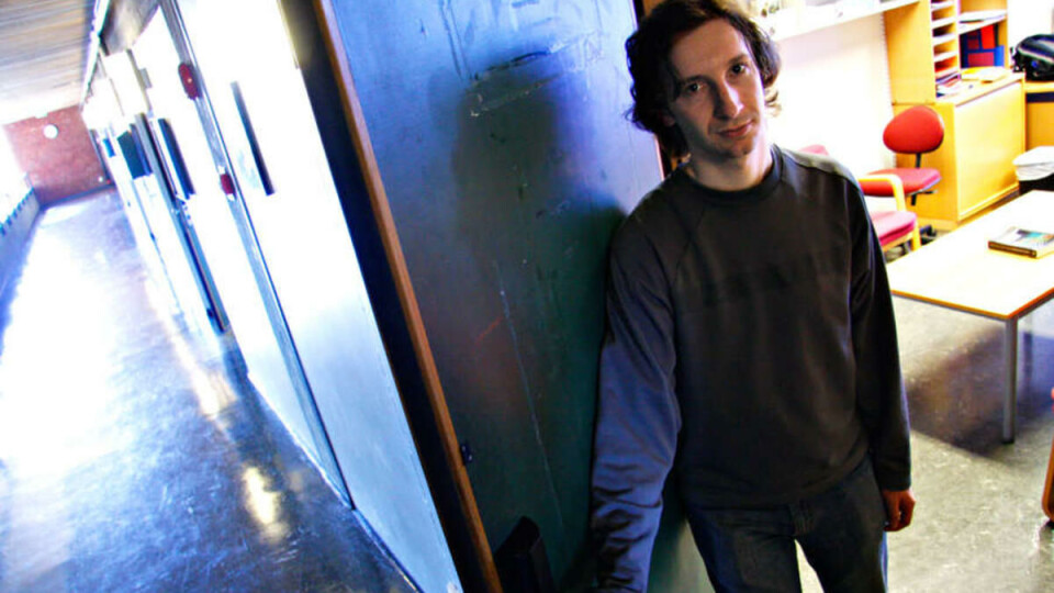 VANSKELIG: Med mer penger å rutte med enn 7 kroner per student, ville arbeidet til Matematisk-Naturvitenskapelig studentutvalg blitt lettere, mener leder Sveinn Sandvik Svendsen.