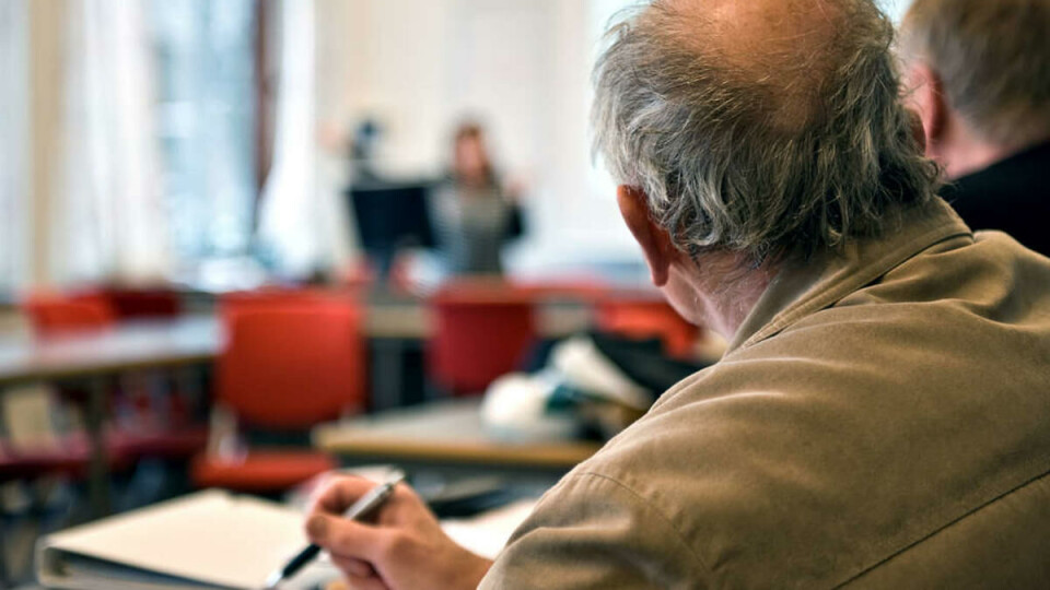 ØKNING: Stadig flere eldre studenter strømmer til Universitetet i Oslo. Mens det i 1995 var 133 studenter over 50, var det i fjor 282 studenter studenter i denne aldersgruppen.