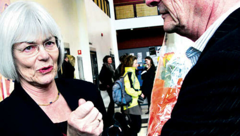 VIL HA ØREMERKING: Tora Aasland, Forsknings-og høyere utdanningsminister.