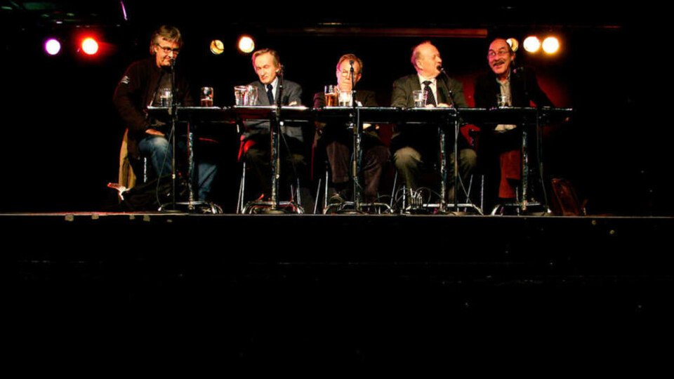 GODT OPPMØTE: Over 100 publikummere møtte opp på Betong for å høre på dannelsesdebatten.