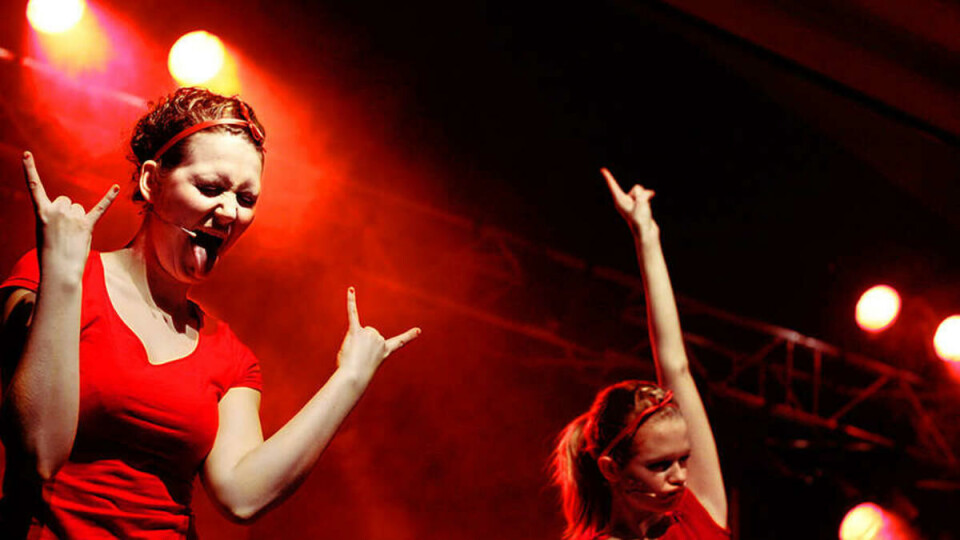DJEVELSK MORO: Djevelskolen sverger til alt som er ondt, som satanrock og D.D.E.