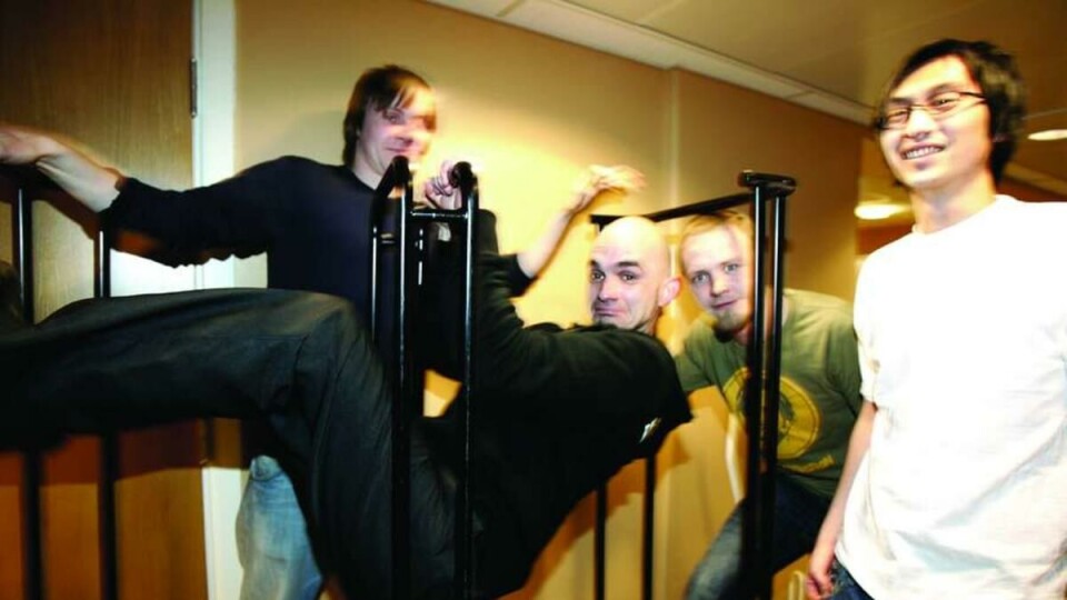 SENDER DEMO: Stig Frogner, Geir Thorstensen, Lars Frogner og Stian Hugin i Ensenada.