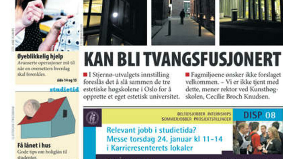 OPPGJØR MED MJØS-UTVALGET: Universitetene som har blomstret opp etter Mjøs-utvalget har ifølge Stjernø-utvalget ført til at skillet mellom universiteter og høyskoler viskes ut. Stjernø-utvalget har derfor blant annet foreslått å fusjonere dagens 38 utdanningsinstitusjoner ned til 8-10 større enheter.