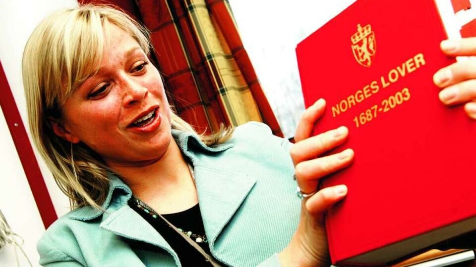 VERKTØY: Ingen jurist uten Norges Lover.