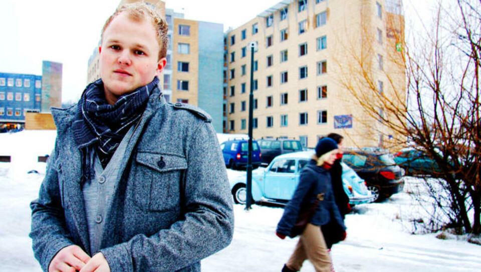 ØNSKER TILRETTELEGGING: Fredrik Refsnes, leder for Velferdstinget i Oslo, vil ha et unntak for studentsamskipnadene i lovforslaget.