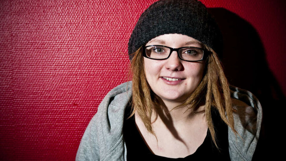 PÅ TRONEN: Kjemistudent Ingrid Marie Urdshals har en hard jobb foran seg når Konsertforeningen Betong under hennes lederskap skal leve opp til tidligere konsertsemestre på Chateu Neuf.