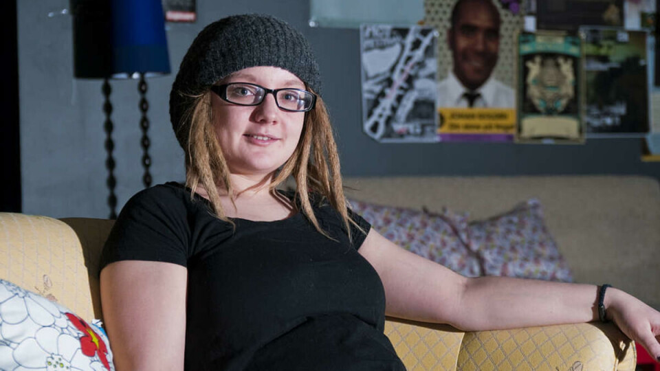 PÅ TRONEN: Kjemistudent Ingrid Marie Urdshals har en hard jobb foran seg når Konsertforeningen Betong under hennes lederskap skal leve opp til tidligere konsertsemestre på Chateu Neuf.