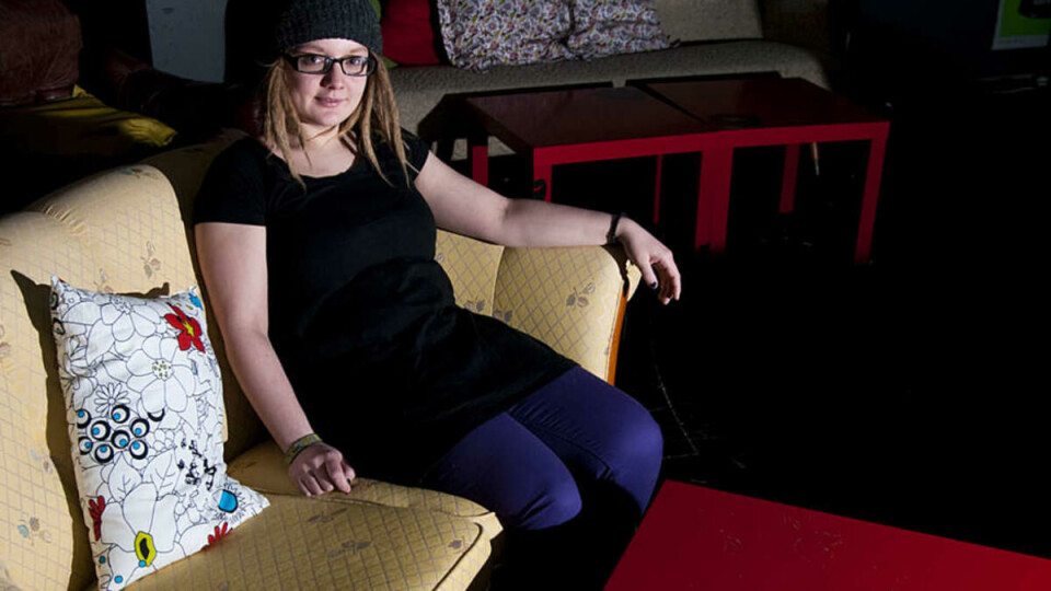 PÅ TRONEN: Kjemistudent Ingrid Marie Urdshals har en hard jobb foran seg når Konsertforeningen Betong under hennes lederskap skal leve opp til tidligere konsertsemestre på Chateu Neuf.