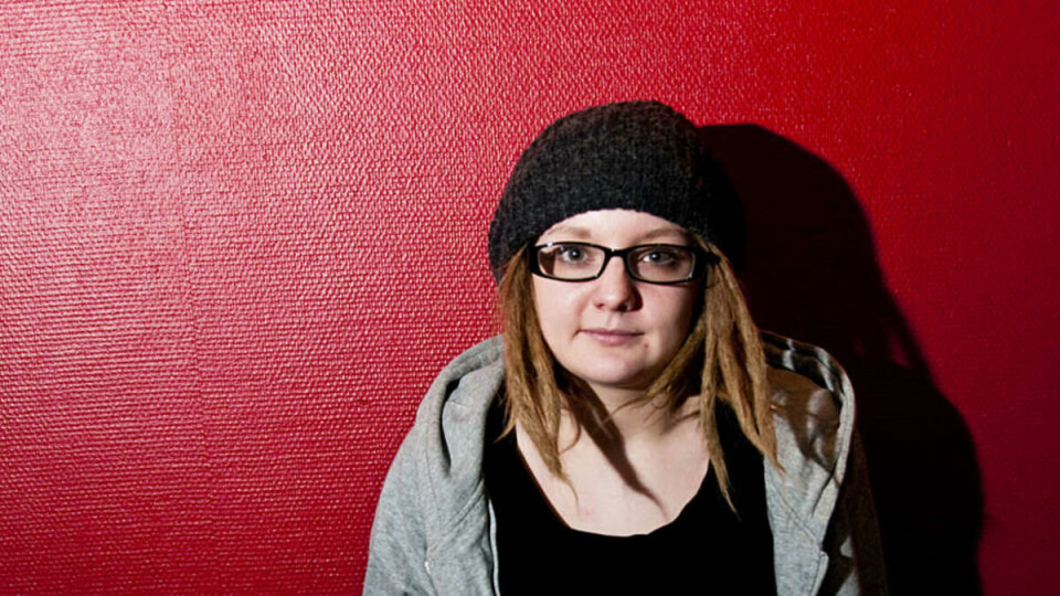 PÅ TRONEN: Kjemistudent Ingrid Marie Urdshals har en hard jobb foran seg når Konsertforeningen Betong under hennes lederskap skal leve opp til tidligere konsertsemestre på Chateu Neuf.