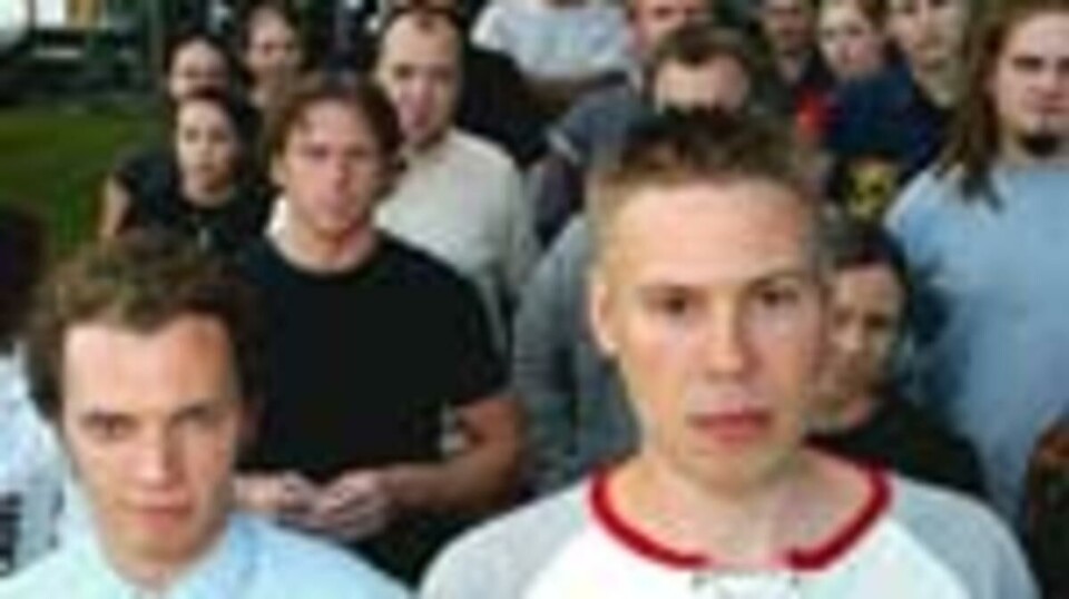 MISFORNØYD GJENG: Lars Vatnaland og Erik Richvoldsen fronter klagen fra beboerne på Bjerke Studentby.