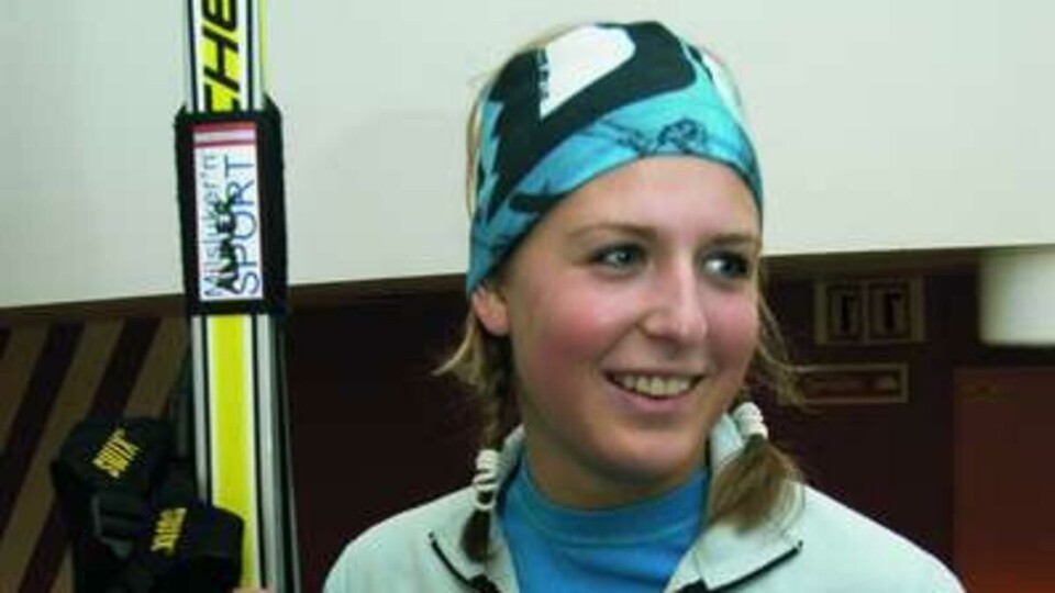 SPORTY STUDENT: Elisabeth Anker ville heller bedrive skitrening enn skititting.