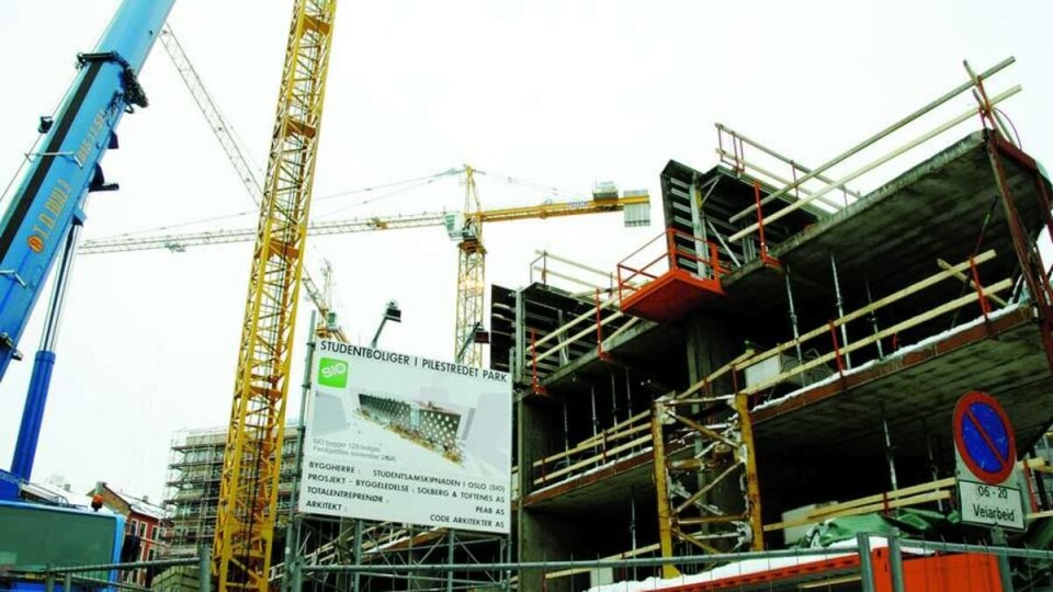 PILESTREDET PARK: De nye studentboligene vil være sentralt plassert, men uten statsstøtte vil leieprisene være stive.