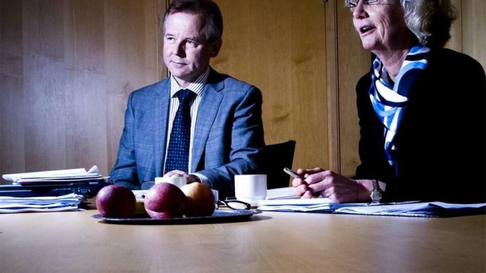 KLAR FOR KLATRING: Rektor Ole Petter Ottersen og Universitetsdirektør Gunn-Elin Aa. Bjørneboe vil jobbe for at Universitetet i Oslo skal klatre på de internasjonale rangeringene over de beste universitetene i Europa.