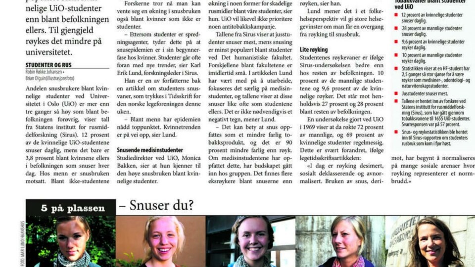 00-tallet gjennom studentenes øyne