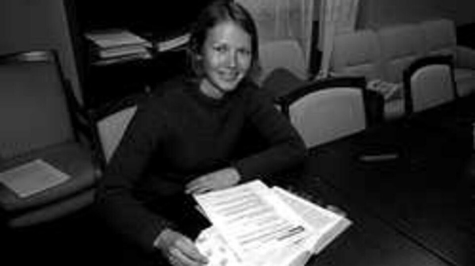 FORNØYD:Pernille Getz fra Juridisk studentutvalg er fornøyd med revideringen av eksamensreglementet.