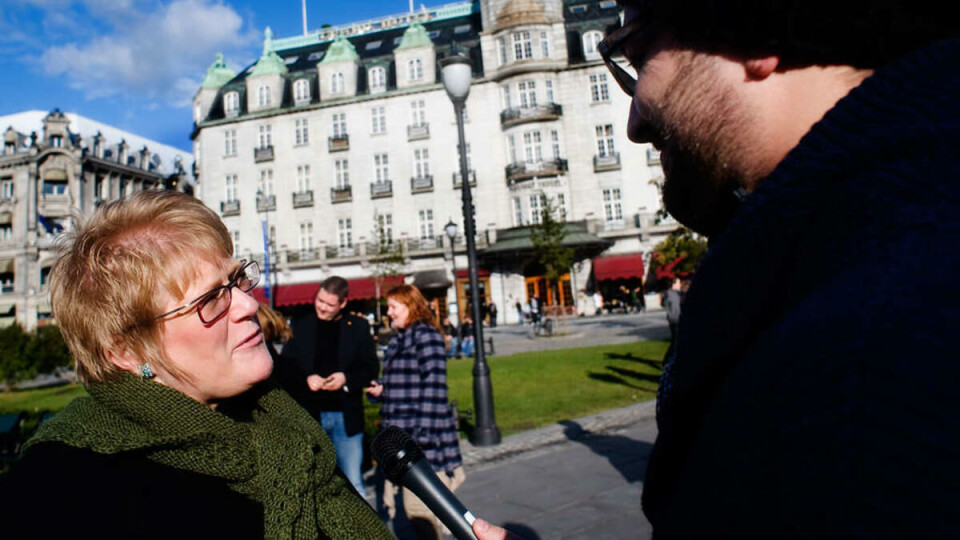 VIL BEVILGE MER: I likhet med resten av opposisjonen ønsker Trine Skei Grande fra Venstre å bevilge mer til studentene.