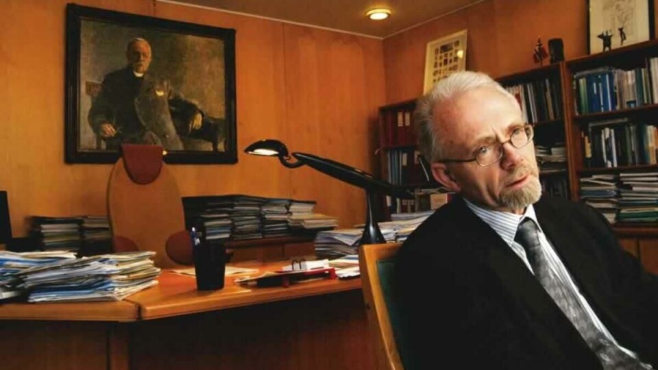 Rektor blir professor