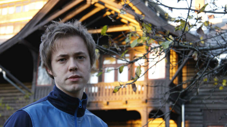 WORK AT THE EXPENSE OF STUDYING: Heine Skipenes believes that part-time work leaves the students with less time for study.