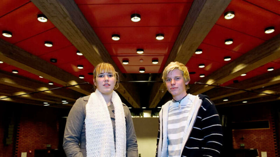 VISSTE IKKE: Ex. phil.-studentene Vegard Venås Sørensen og Iselin Overskeid Vinje hadde ikke hørt om klageretten.