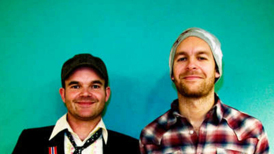 MODERNE ASKLADDAR: Peder Børresen og Simen Staanacke i Moods of Norway har gått sine eigne vegar, og trur kultur- og ledeses-studentane bør gjera det same.