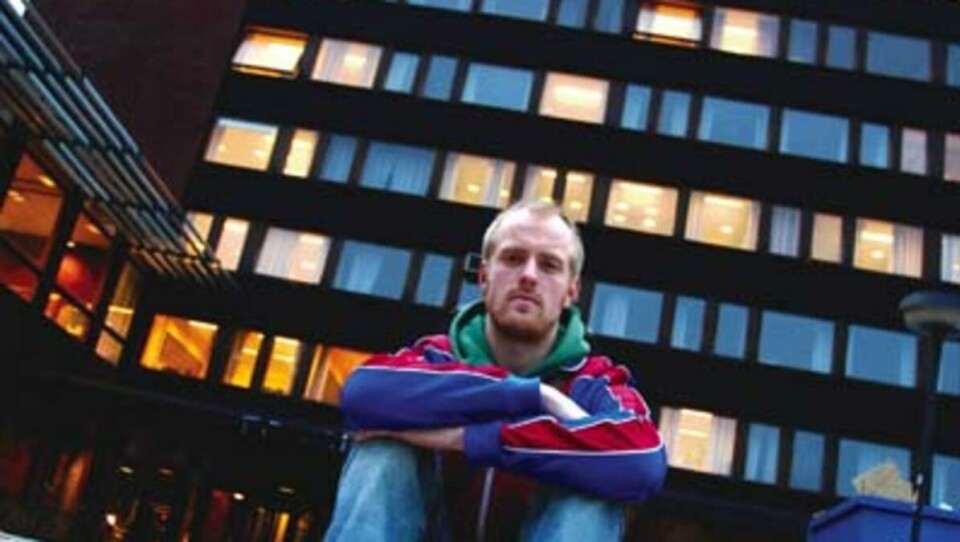 UHELDIG: Sosiologistudent Kjetil Helgeland får ikke godkjent fagene fra utviklingsstudier som 40-gruppe i sosiologibachelor.
