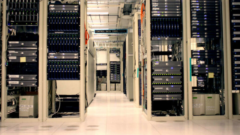STORT: Og bråkete.USITs serverrom.