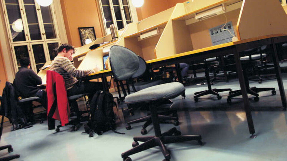 TRANGT: Studentene ved Det juridiske fakultet får nok enda trangere kår fremover.