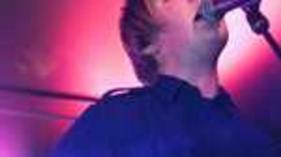 LER SIST: Vokalist og gitarist Anders N. Tjore tar en grusom revansje og spiller seg til blods. På feil konsert.