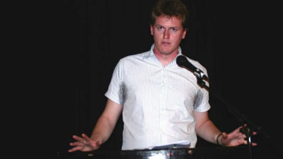 INNRØMMER: Avtroppende formann i Det Norske Studentersamfund Øistein Svelle innrømmer at situasjonen er dramatisk.