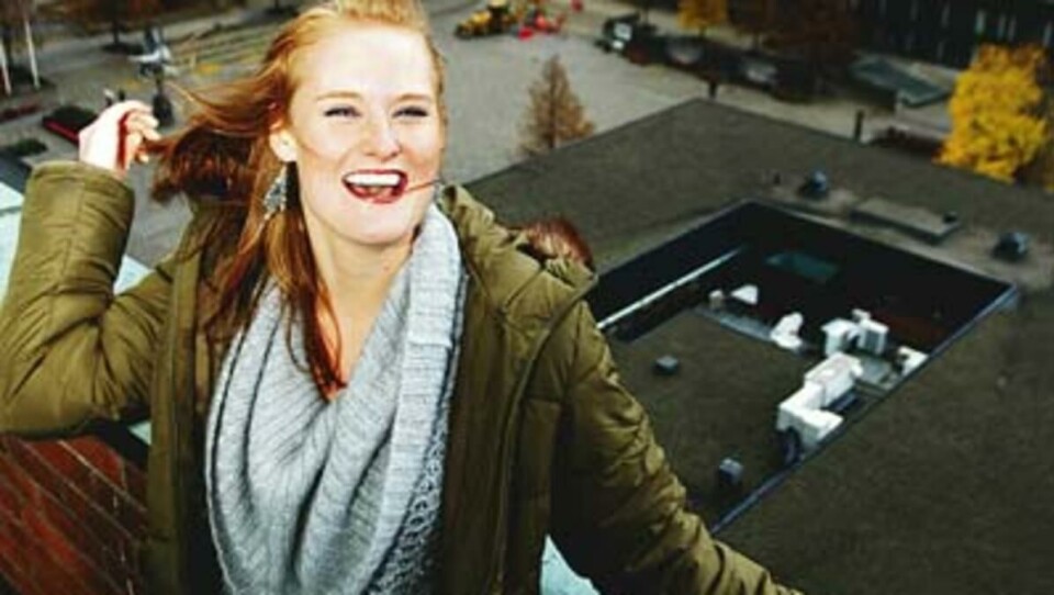 DAMA I VINDEN: Silje Winther blir landets mektigste student når hun tar over styrelederstolen i SiO.