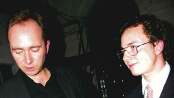 ØLLA SEG: Trond Giske og Ludvig Løkholm Lewin ØLLA SEG: Trond Giske og Ludvig Løkholm Lewin