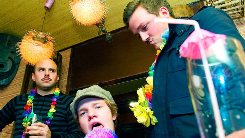 ALIAS: Alle i bandet har egne kitsch-navn. Jesper blir Francis Year, Vemund blir Superhead og Egil blir Brett Spector.