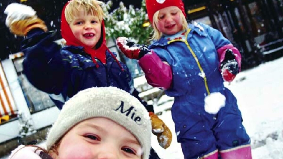 Mie Granlund (5) (foran), Falk Karevold (5) og Lea K. Nummedal (5)