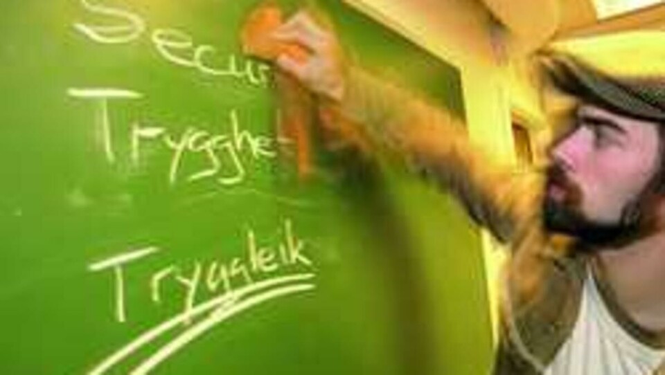 MÅLBÆRER OG KRITIKER: Studentmållagets leder Rolf Lynum Bjerkem.