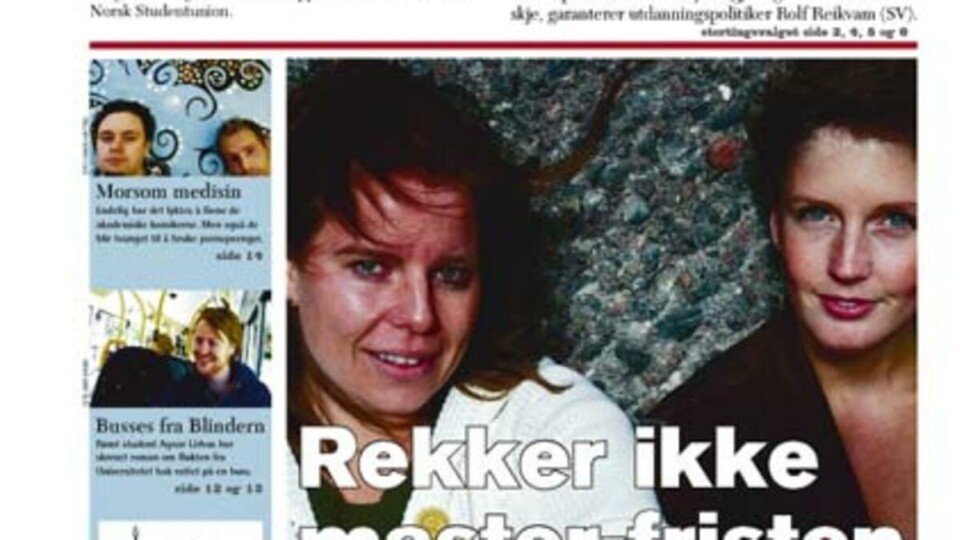 Trege masterstudenter