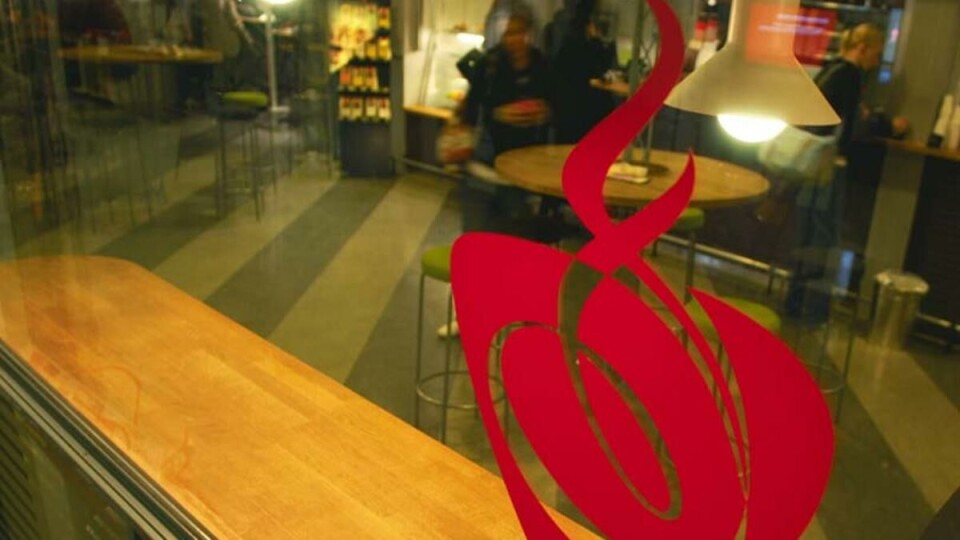 AP-KAFÉ? Arbeiderpartiet har startet en rekke utsalg på Blindern, ser det ut til...