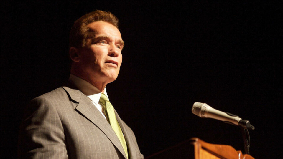 KUTTER I UNIVERSITETSSTØTTEN: Arnold Schwarzenegger, guvernør i California. (Foto: flickr / Creative Commons / Thomas Hawk)