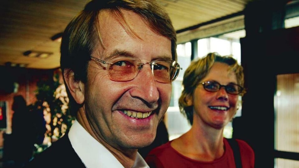 FÅR STØTTE: Rektorkandidat Stein A. Evensen og hans prorektorkandidat Trine Syvertsen.